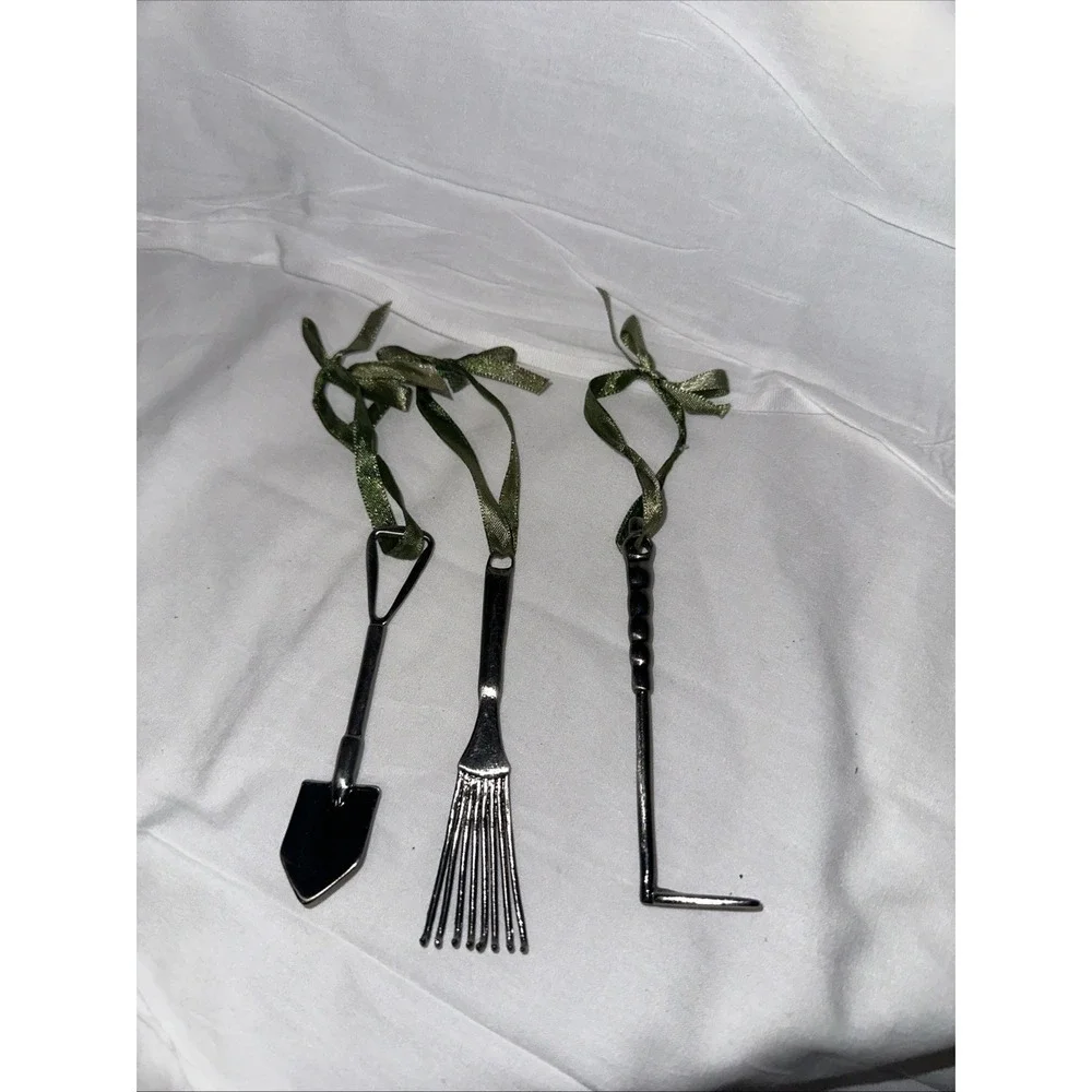 Miniature Hanging Gardening Tools‎ Trinkets